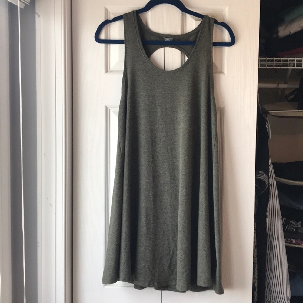 Aerie dark green dress